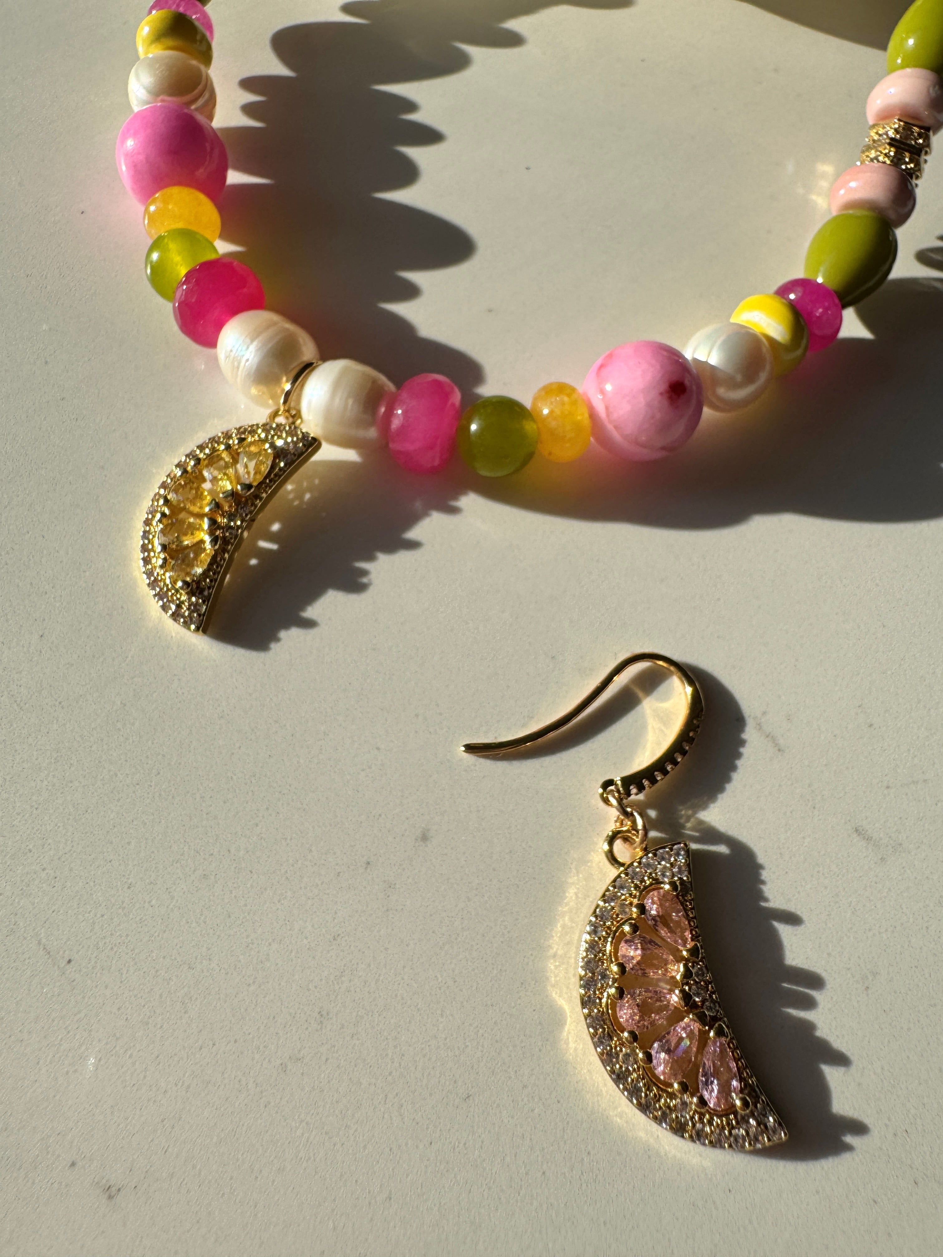עגיל Pink lemonade
